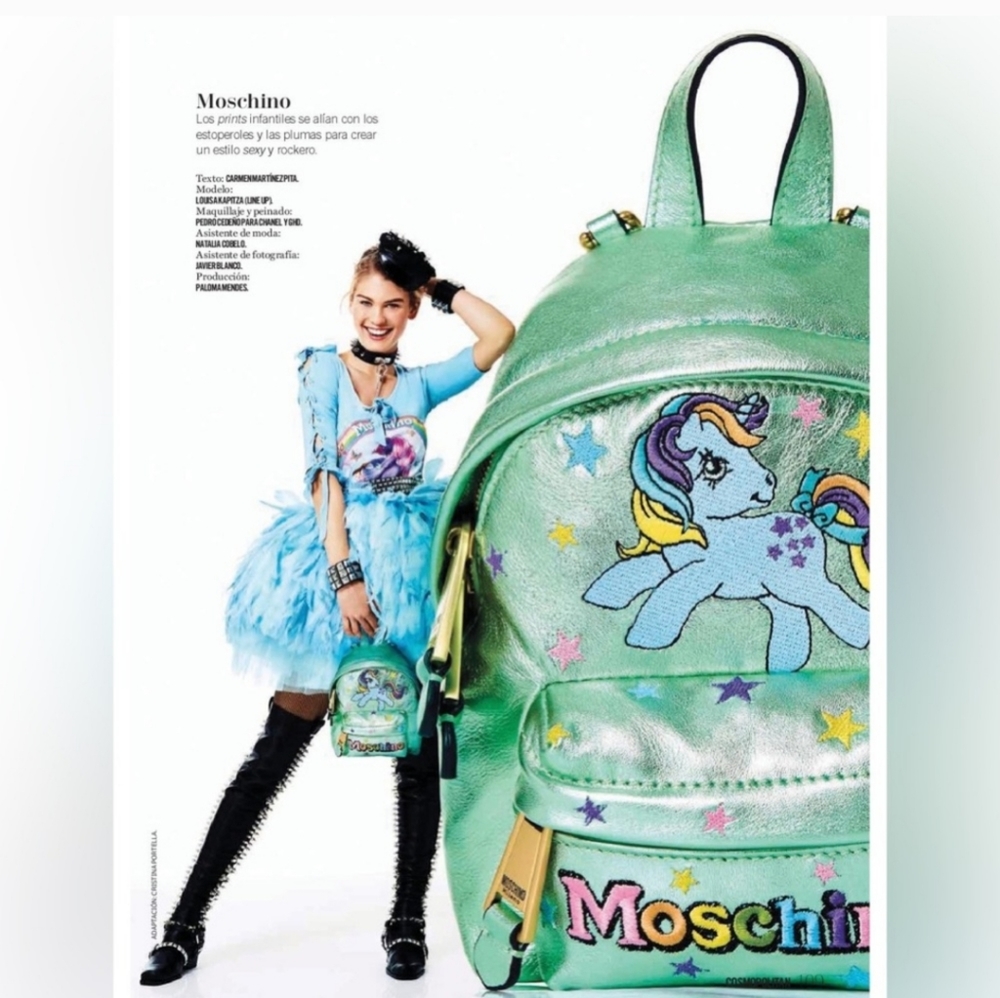 Moschino My Little Pony Backpack | SUPER RARE / Limited Edition - Picture 2 of 8